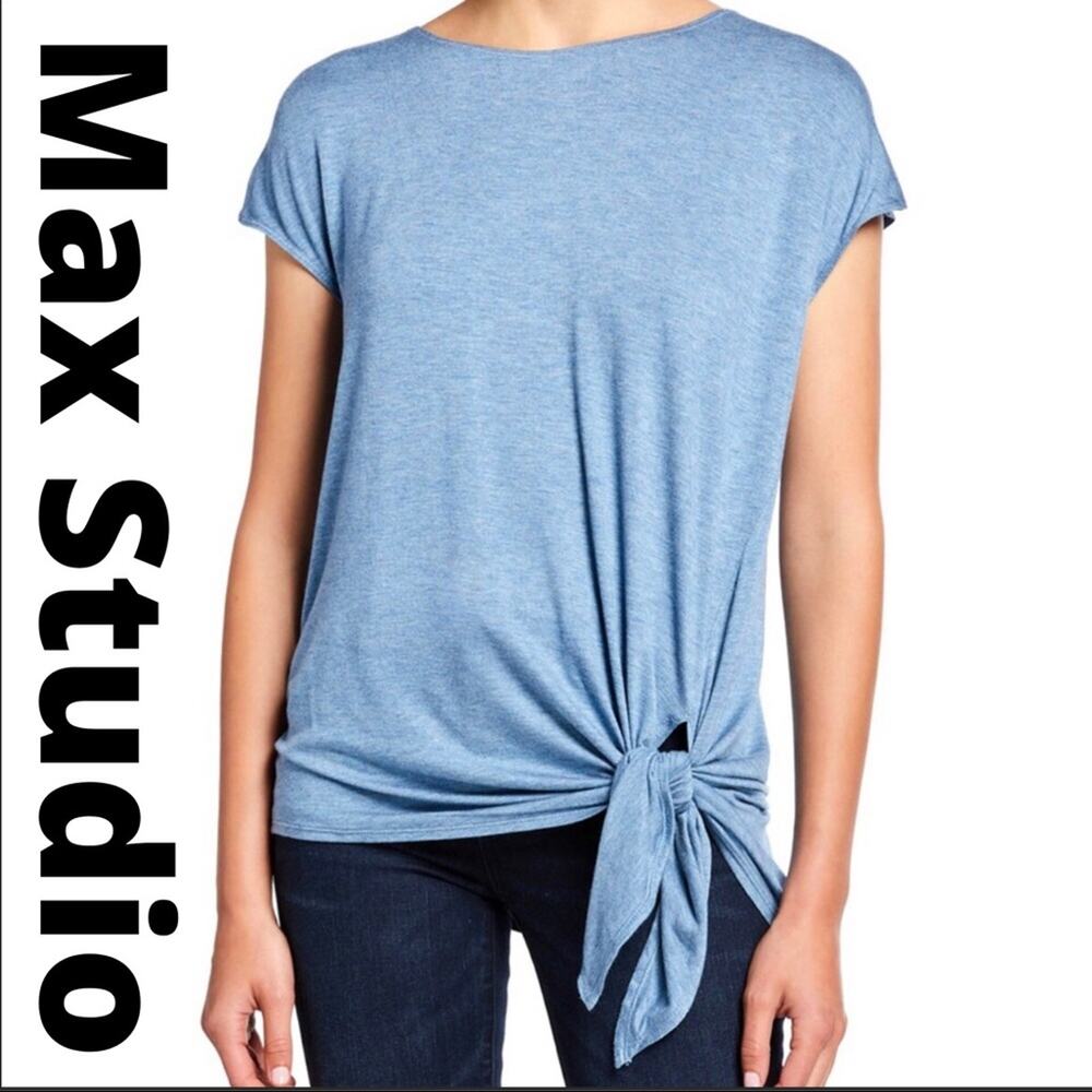 NWT Cute Max Studio Women’s Side-Tie Knit Top